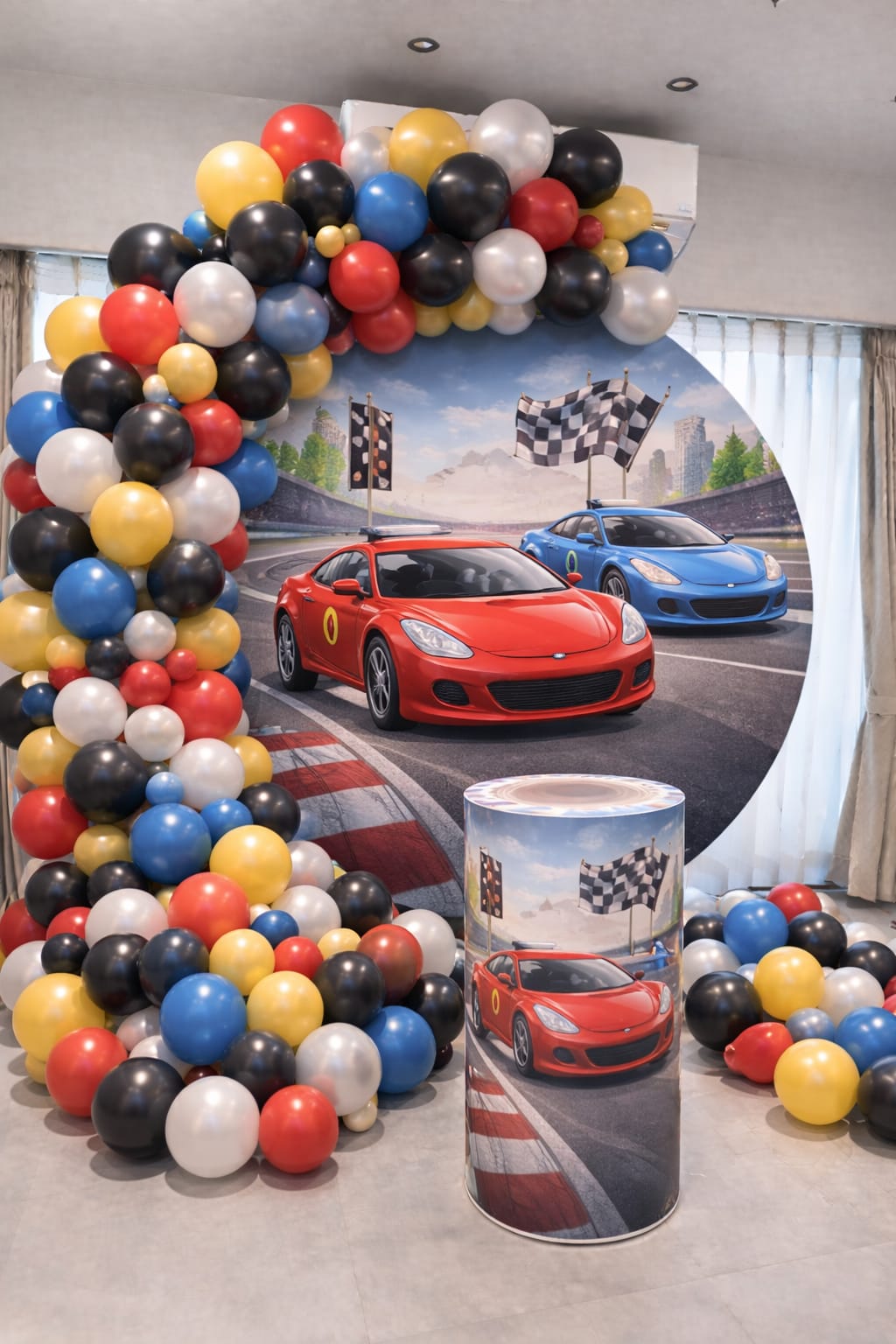Car Racing Theme Decoration