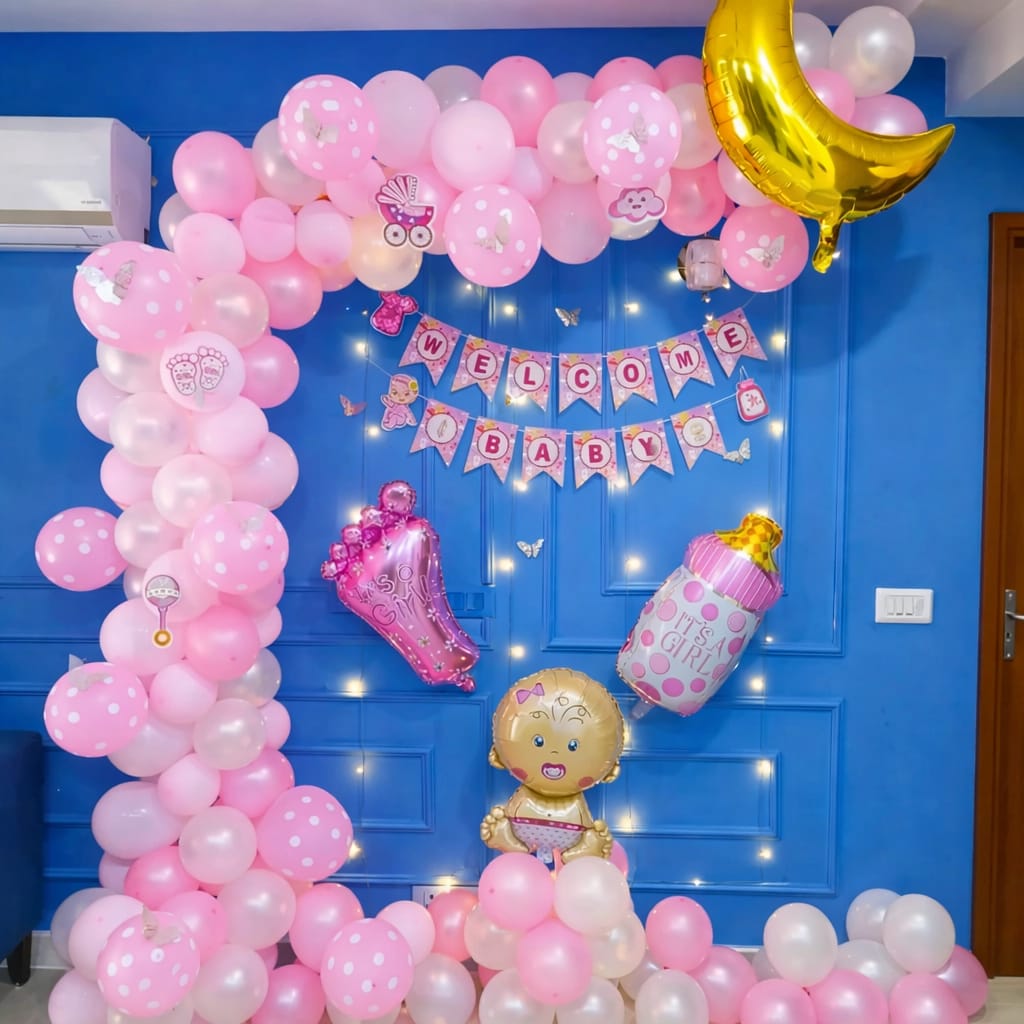 Oh Baby ! Welcome to the home born Baby decoration for newborn welcome decoration at home