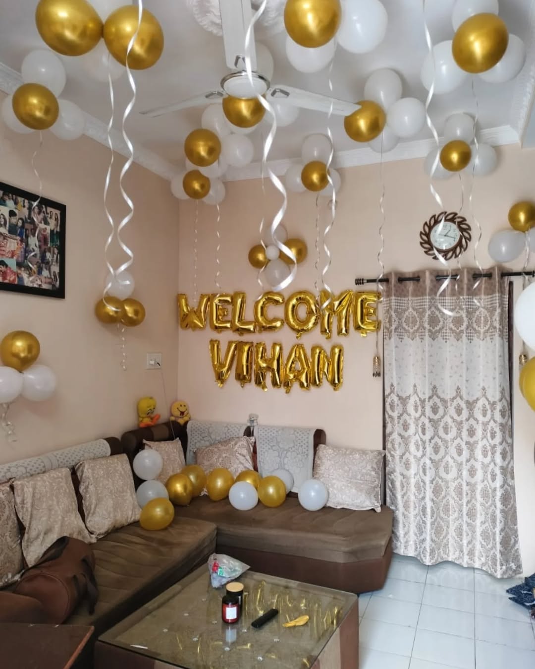 Simple Welcome Home Balloon Decoration for your loved Ones