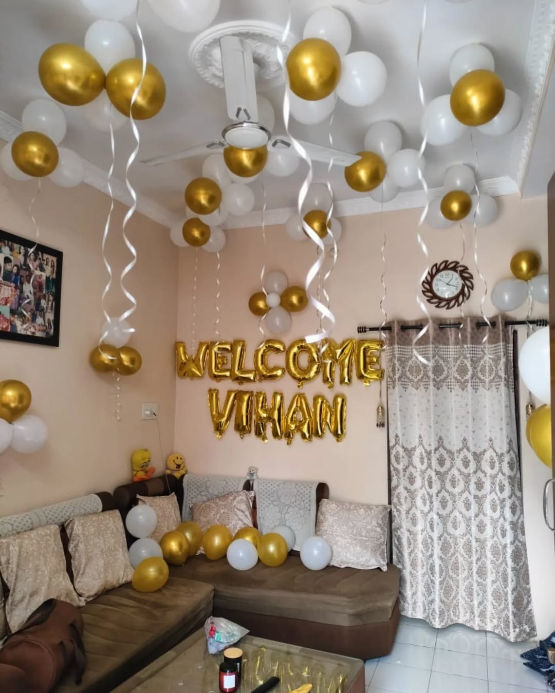 Simple Welcome Home Balloon Decoration for your loved Ones