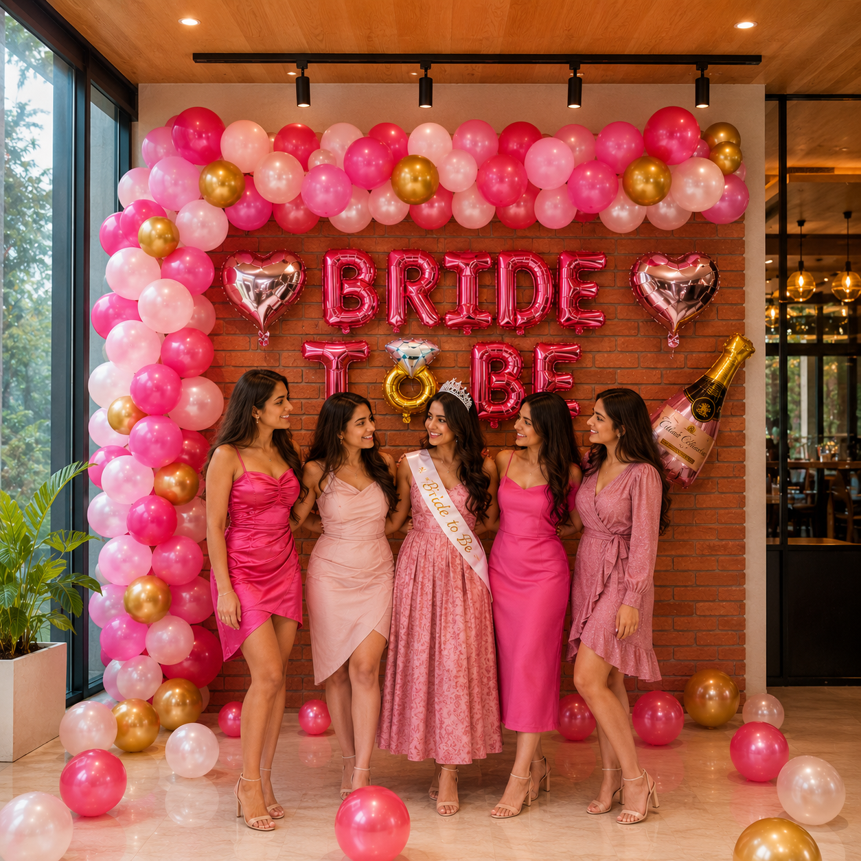 Bride to be Balloon Decoration for home and banquet