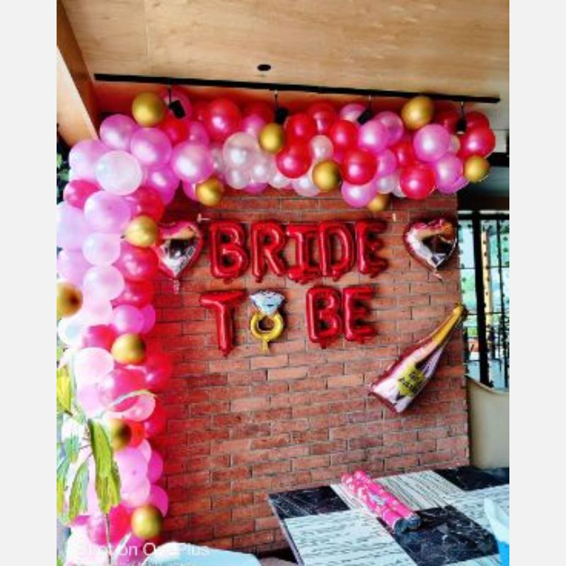 Bride to be Balloon Decoration for home and banquet – Theballoonwala