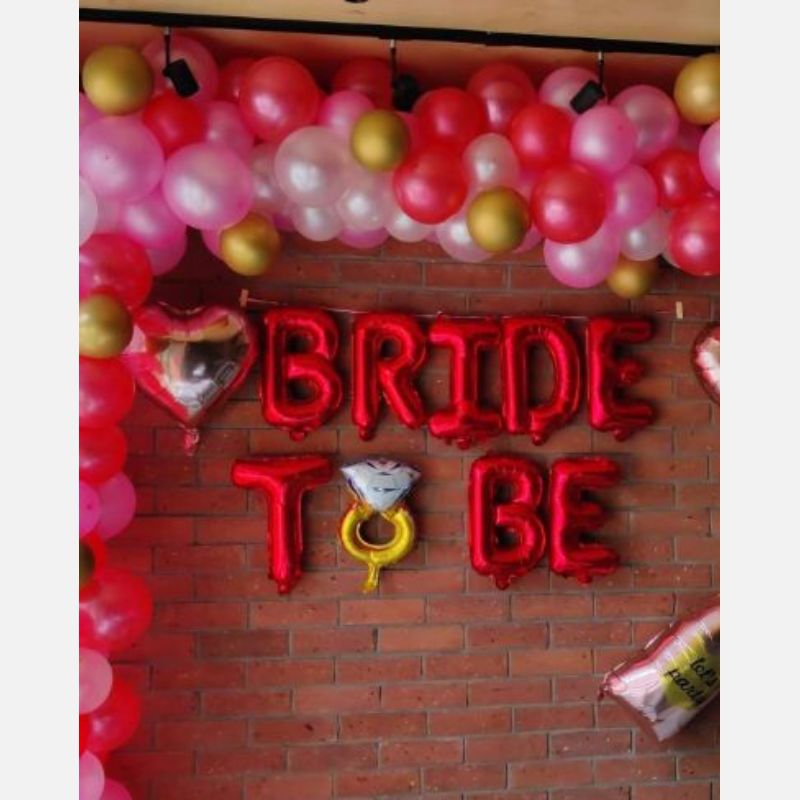 Bride to be Balloon Decoration for home and banquet