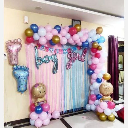 Premium Balloon Decoration at home for Baby Shower