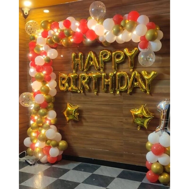 Dazzling Balloon Arch Decoration for Birthday Party