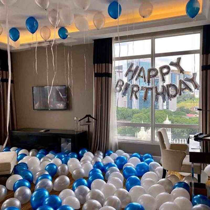 Balloon Decoration in hall for Birthday Party