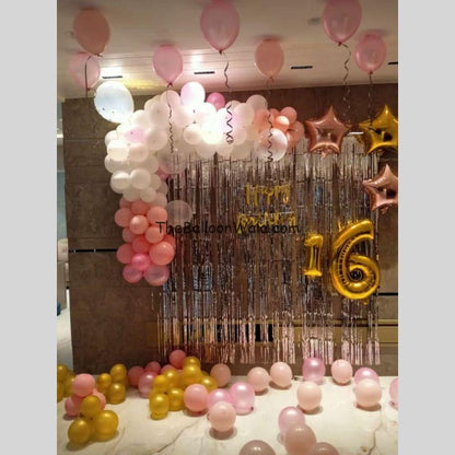 Balloon Decoration for the 16th Birthday of Hers