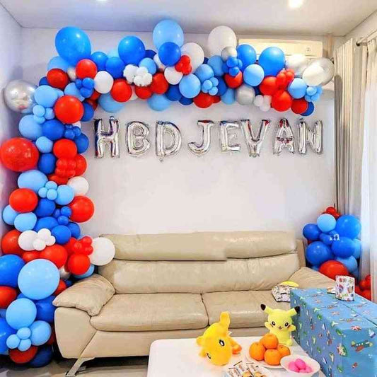 Balloon Decoration Fancy Arc Design for birthday party