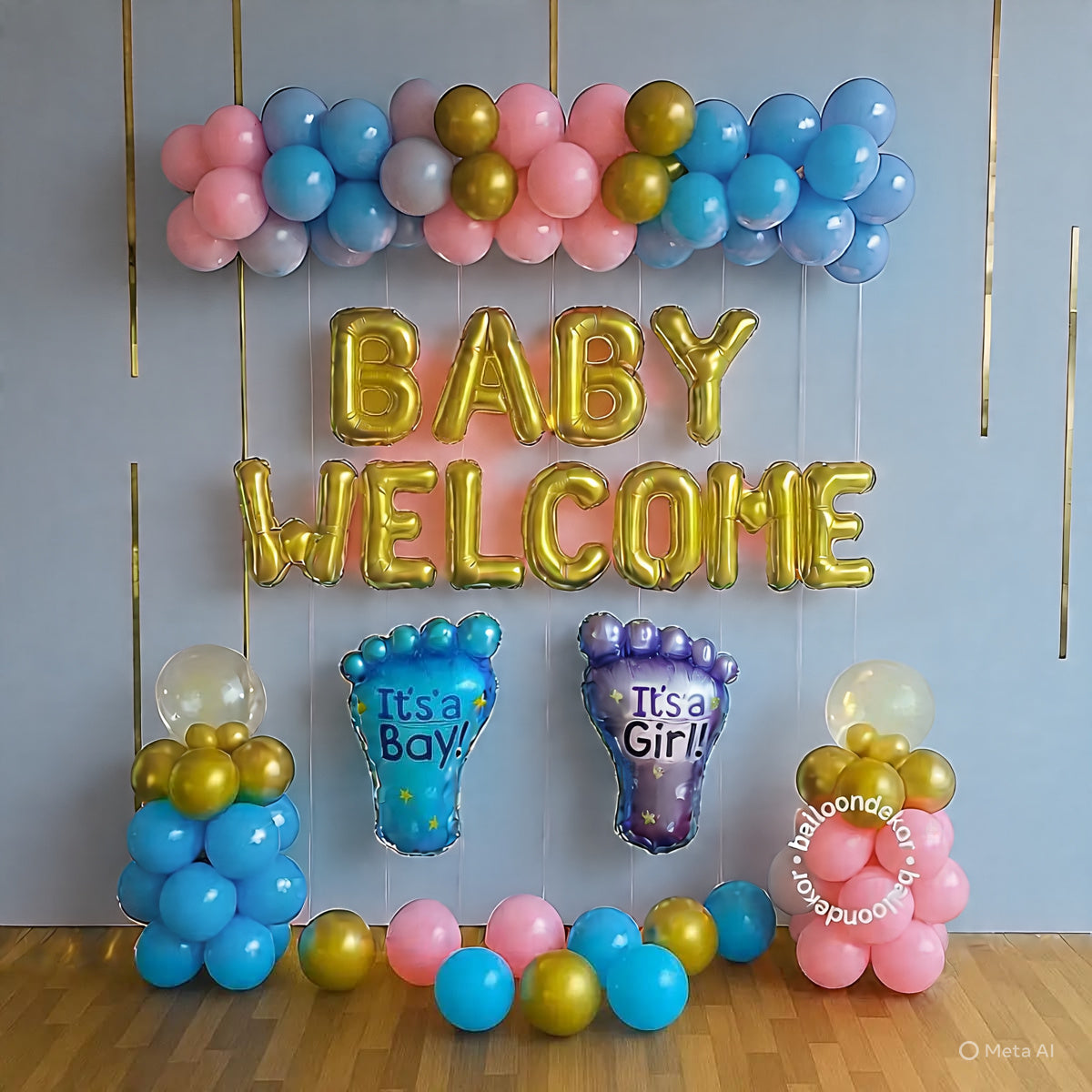 Welcome Baby Decoration for newborn welcome decoration at home