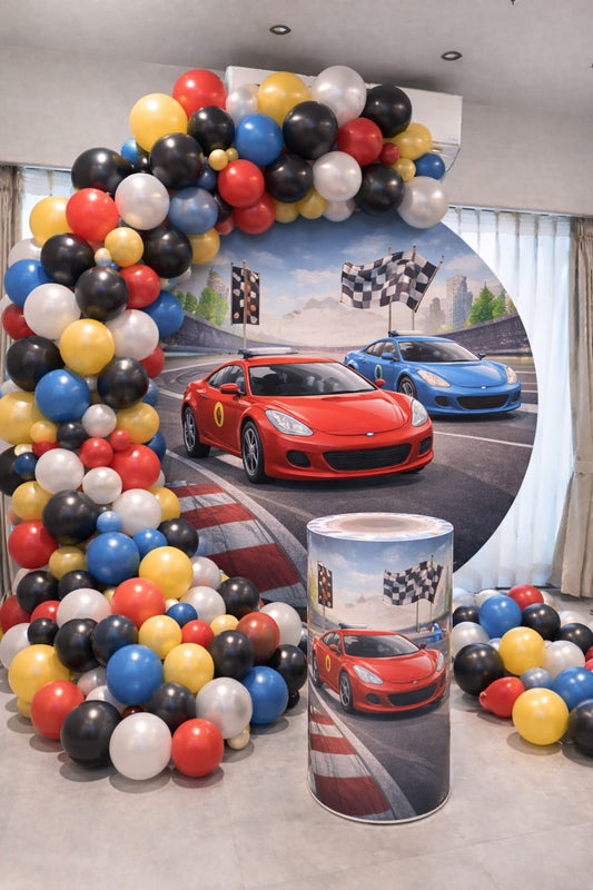 Car Racing Theme Decoration