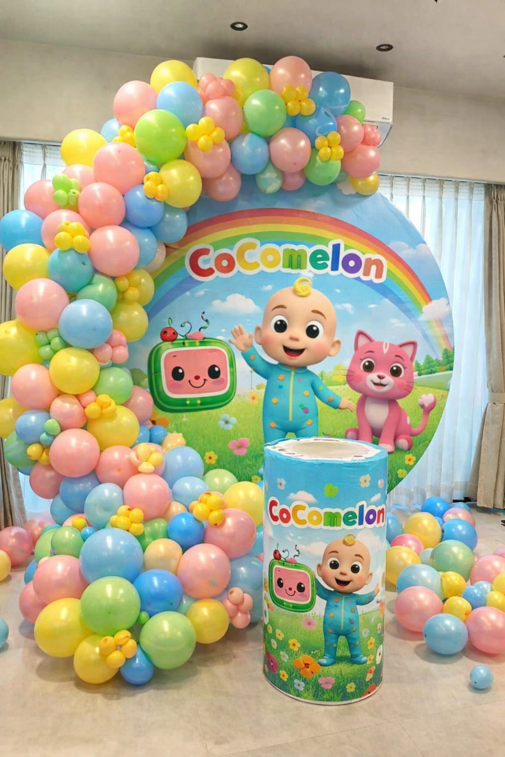 Cocomelon theme Birthday Decoration