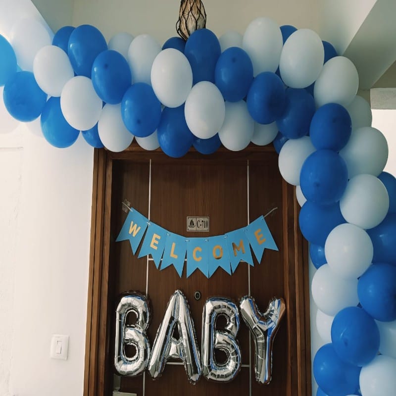 Welcome Baby Balloon Decoration Entrance Arch