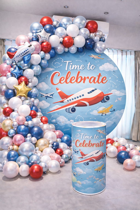 "Jet-Set Kid's Fiesta" Theme Decoration 