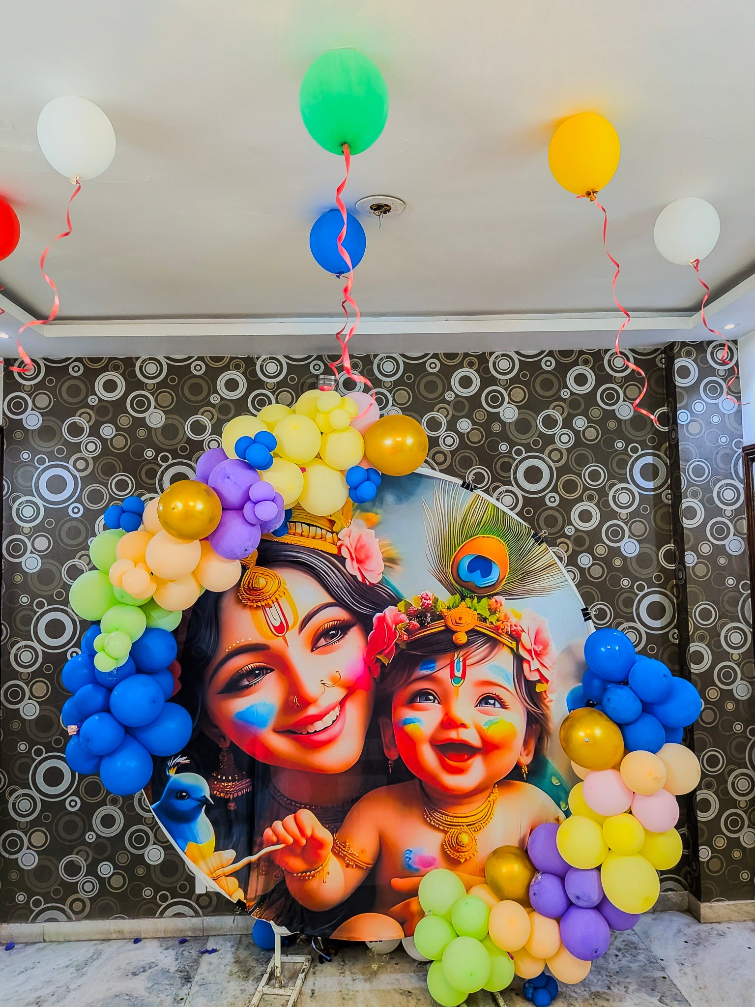 Krishna Theme Backdrop