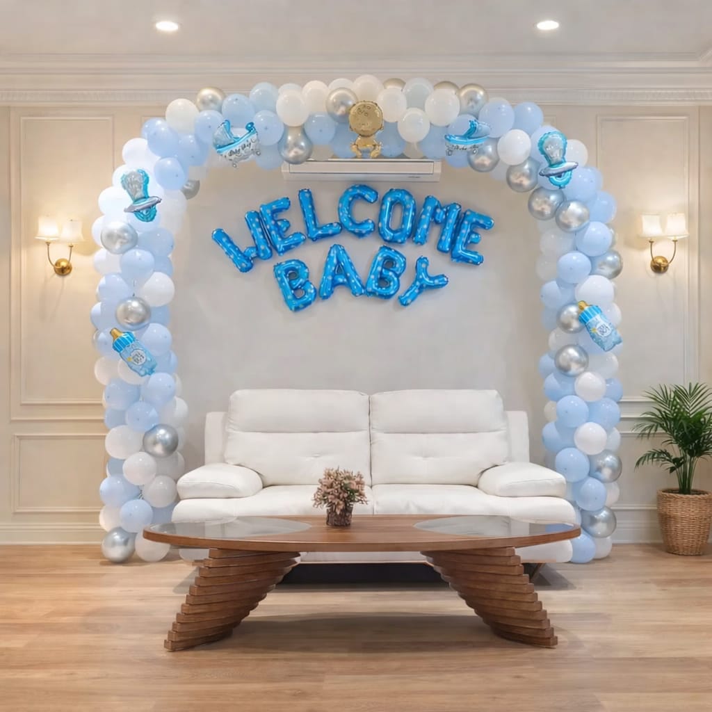 Baby Boy Welcome decoration for newborn welcome decoration at home