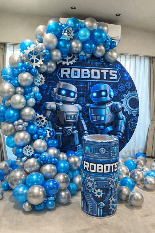 "Robo-Blast Party Setup" Theme Decoration 