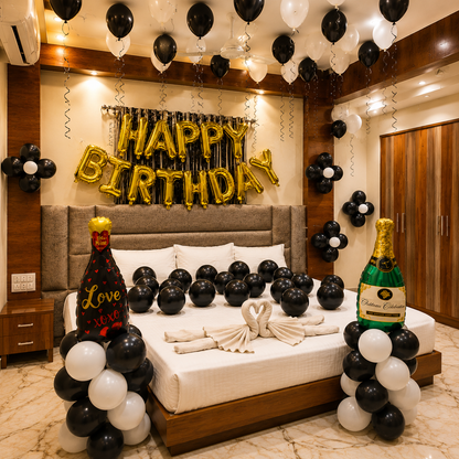 Balloons in room 