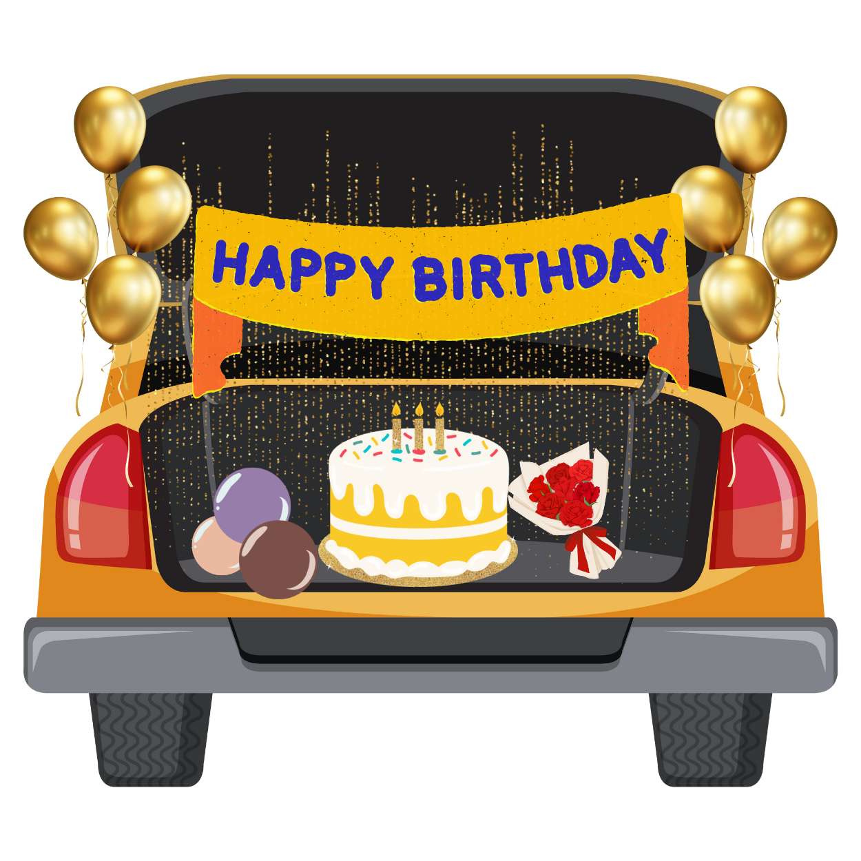 Car boot Birtdhday Decoration Category icon
