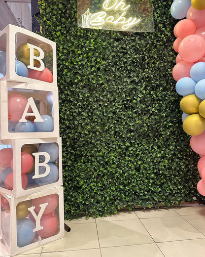 Baby Shower Green Grass Backdrop Premium Balloon decoration for home and banquet