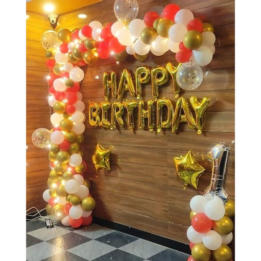 Dazzling Balloon Arch Decoration for Birthday Party