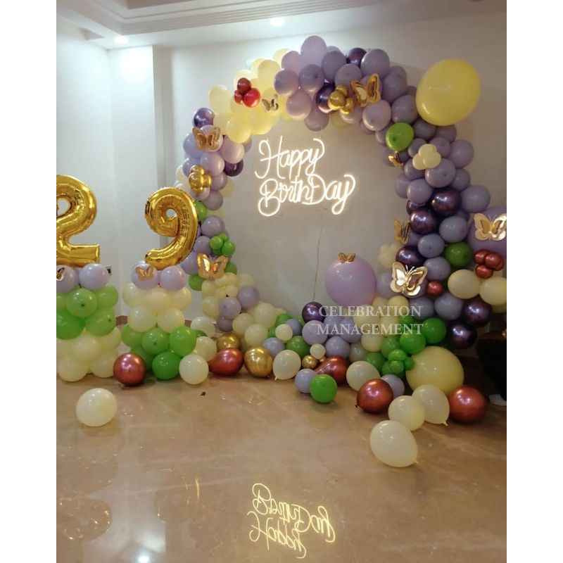 Premium Ring Birthday Balloon Decoration Surprise for her
