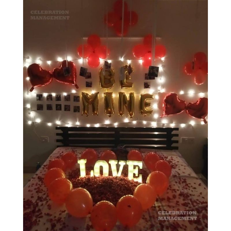 Romantic Room Decoration for proposing him/her