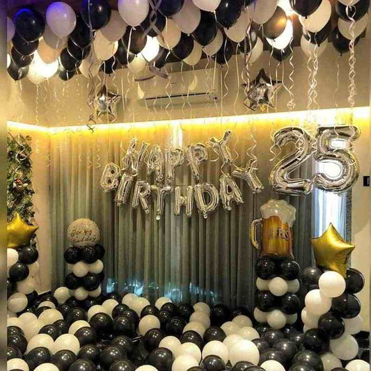 Balloon Decoration at home for Birthday Party
