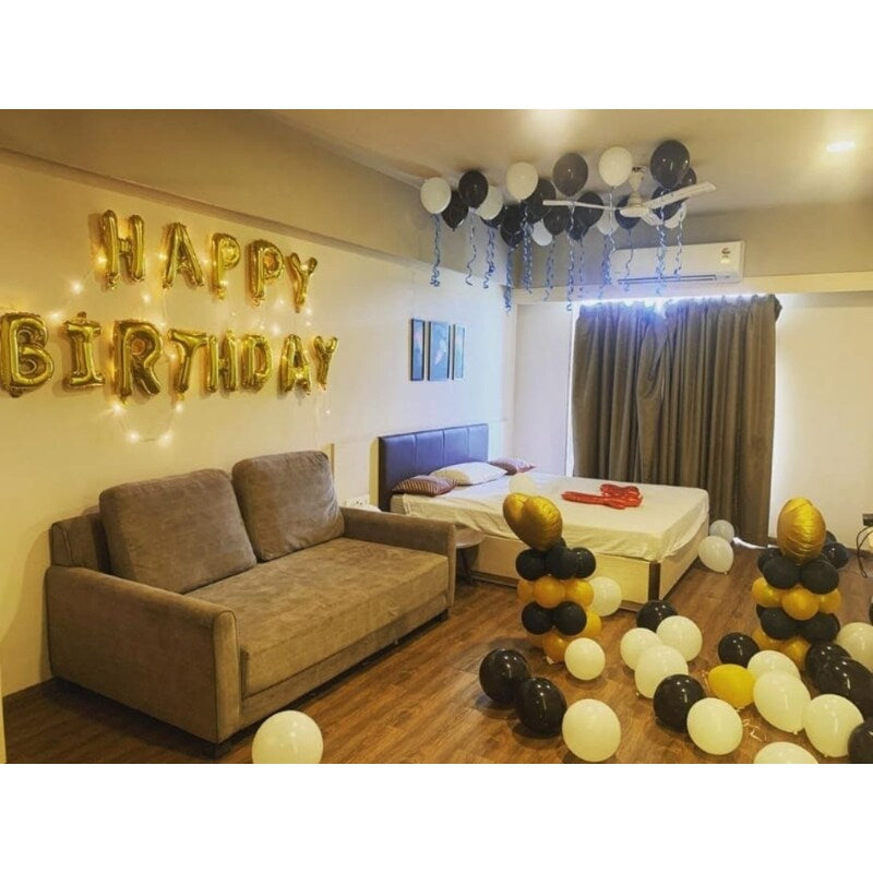 Room Balloon Decoration for Birthday Celebration