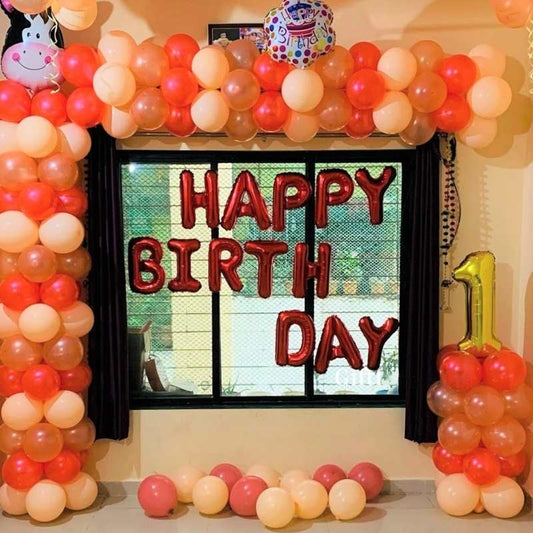 Cow Theme Kids Balloon Decoration for Birthday Party