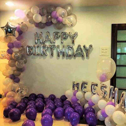 Balloon Decoration for her birthday party