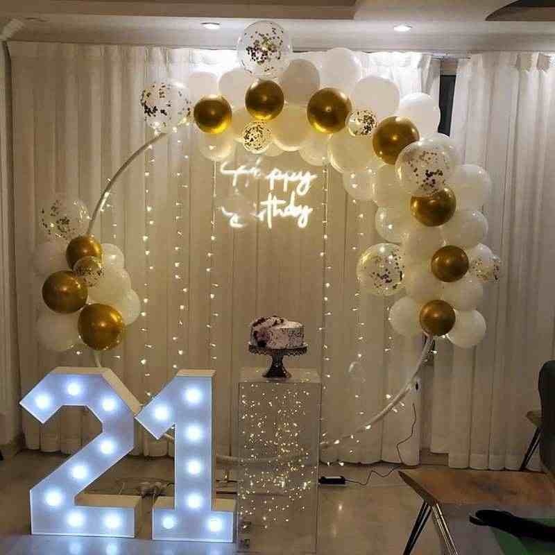 Premium Birthday Balloon Ring Decoration