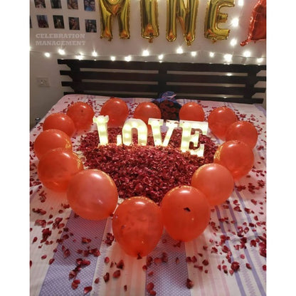 Romantic Room Decoration for proposing him/her