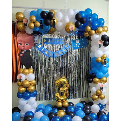 Boss Baby theme Birthday Balloon Decoration for kids