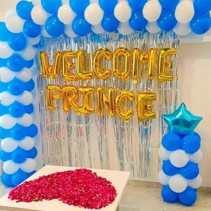 Welcome Baby Balloon Decoration Arc Design at Home
